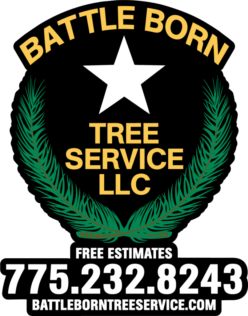 Battle Born Tree Service BLK DECAL